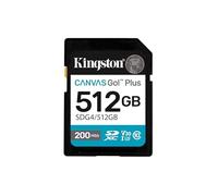 Kingston Canvas Go Plus SDXC Scheda Di Memoria Gen4 200MB/s C10 UHS-I U3 V30 512GB-SDG4/512GB