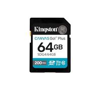 Kingston Canvas Go Plus SDXC Scheda Di Memoria Gen4 200MB/s C10 UHS-I U3 V30 64GB-SDG4/64GB
