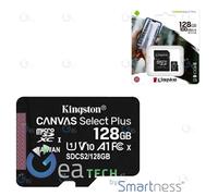 KINGSTON CANVAS SELECT PLUS MicroSd HC SDCS2 MicroSdX 128GB CL10 100MB/S