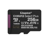 Kingston Canvas Select Plus Scheda di memoria microSD 256GB micSDXC Gen3 150R A1 Adattatore SD non incluso - SDCS3/256GBSP