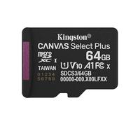 Kingston Canvas Select Plus Scheda di memoria microSD 64GB micSDXC Gen3 100R A1 Adattatore SD non incluso - SDCS3/64GBSP