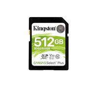 Kingston Technology Scheda SDXC Canvas Select Plus 100R C10 UHS-I U3 V30 da 512GB