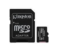 Kingston Canvas Select Plus SDCS2/256GB Scheda microSD Classe 10 con Adattatore SD Incluso, 256 GB