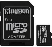 Kingston Technology Scheda micSDHC Canvas Select Plus 100R A1 C10 da 32GB + adattatore