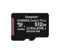 Kingston Canvas Select Plus SDCS2/512GBSP Scheda microSD Classe 10 senza