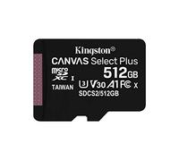 Kingston Canvas Select Plus SDCS2/512GBSP Scheda microSD Classe 10, senza Adattatore SD, 512 GB