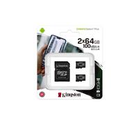 Kingston Canvas Select Plus SDCS2/64GB 2P1A Scheda microSD Classe 10 Multipack