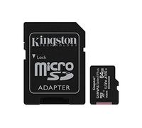 Kingston Canvas Select Plus SDCS2/64GB-2P1A Scheda microSD Classe 10, Multipack con 2 Schede, Adattatore SD Incluso, 64 GB