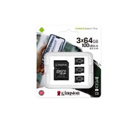 Kingston Canvas Select Plus SDCS2/64GB 3P1A Scheda microSD Classe 10 Multipack