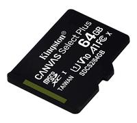 Kingston Canvas Select Plus SDCS2/64GBSP Scheda microSD Classe 10 senza