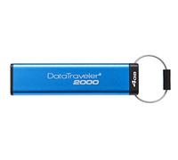 Kingston DataTraveler 2000 DT2000/4GB Drive USB 3.0, Sicuro con Tastierino