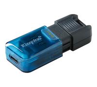 pendrive 64gb usb-c datatraveler type-c dt80m kingston dt80m-64gb 64 gb usb 3.2 gen 1 drive flash usb-c type-c fino a 200 mb/s