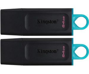 Kingston DataTraveler Exodia DTX/64GB-2P Flash Drive USB 3.2 Gen 1 - con cappucc