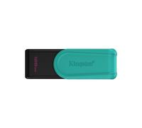 Kingston DataTraveler Exodia S Drive Flash USB - 128GB - USB 3.2 Gen 1 - USB Type A - Nero/Turchese - DTXS/128GB