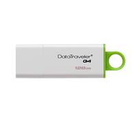 Kingston DataTraveler G4 DTIG4/128GB PenDrive, USB 3.0, 128 GB, Bianco/Verde