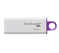 Kingston DataTraveler G4 DTIG4/64GB PenDrive, USB 3.0, 64 GB, Bianco/Viola