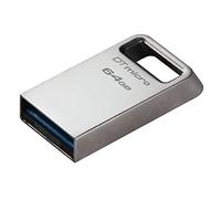 Kingston DataTraveler Micro Drive Flash USB 64GB 200MB/s Metallo USB 3.2 Gen 1 - DTMC3G2/64GB
