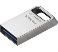 Kingston DataTraveler Micro Drive Flash USBe 256GB 200MB/s Metallo USB 3.2 Gen 1 - DTMC3G2/256GB