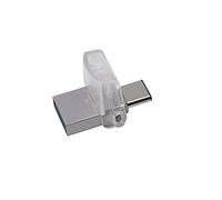 Kingston DataTraveler microDuo 3C DTDUO3C/64GB USB 3.0/3.1 Type-A e Type-C,Argento