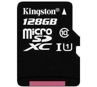 Kingston Flash Card MicroSDXC da 128 GB, Class 10, Nero