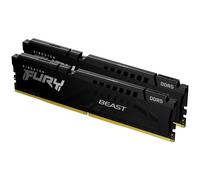 Memoria Kingston Technology FURY 64 GB 5600 MT/s DDR5 CL40 DIMM (Kit da 2) Beast Black [KF556C40BBK2-64]