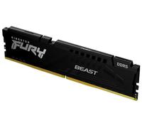 Kingston FURY Beast 16GB 6400MT/s DDR5 CL32 DIMM Nero Memoria Gaming per Computer Fissi Modulo Singolo - KF564C32BBE-16