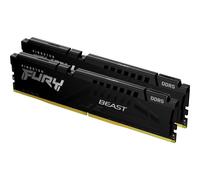 Memoria Kingston Technology FURY Beast 64GB 6400MT/s DDR5 CL32 DIMM (Kit of 2) Black EXPO [KF564C32BBEK2-64]