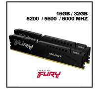 Kingston FURY BEAST DDR5 Speicher 16GB 32G 5200 5600 6000MHZ Desktop RAM Lot