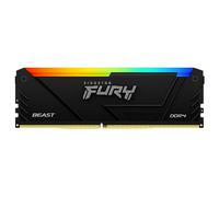 Kingston FURY Beast RGB 16GB 3200MT/s DDR4 CL16 DIMM Memorie per Desktop KF432C16BB12A/16
