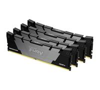 Kingston FURY Renegade 32GB 3600MT/s DDR4 CL16 DIMM (Kit of 4) Desktop Gaming Memory - KF436C16RB2K4/32