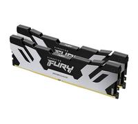 Kingston Fury Renegade DDR5 Argento/Nero XMP 32GB 6400MT/s CL32 DIMM Memoria Gaming per Computer (Kit da 2) - KF564C32RSK2-32