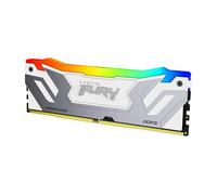 Kingston FURY Renegade DDR5 RGB Argento/Bianco XMP 24GB 8400MT/s CL40 CUDIMM Memoria Gaming per Computer Modulo Singolo - KF584CU40RWA-24