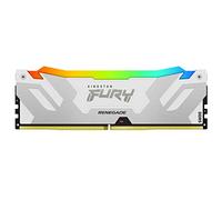 Kingston FURY Renegade Bianco RGB XMP 32GB 6400MT/s DDR5 CL32 DIMM Memoria Gaming per Computer Fissi- KF564C32RWA-32