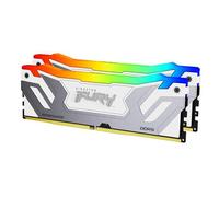 Memoria Kingston Technology FURY 48GB 8400MT/s DDR5 CL40 CUDIMM (Kit da 2) Renegade RGB Bianco XMP [KF584CU40RWAK2-48]