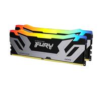 Kingston FURY Renegade DDR5 RGB Argento/Nero XMP 48GB (2x24GB) 8800MT/s CL42 CUDIMM Memoria Gaming per Computer Kit da 2 - KF588CU42RSAK2-48