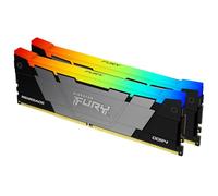 Kingston FURY Renegade RGB 32GB 3200MT/s DDR4 CL16 DIMM (Kit da 2) 1Gx8 Memoria Gaming per Computer - KF432C16RB12AK2/32