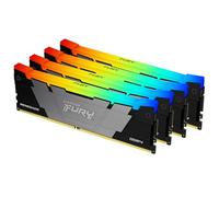 Kingston FURY Renegade RGB 32GB 3600MT/s DDR4 CL16 DIMM (Kit da 4) Memoria Gaming per Computer - KF436C16RB2AK4/32