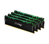 Kingston FURY Renegade RGB 32GB (4x8GB) 3200MHz DDR4 CL16 Memoria Gaming Kit per Computer Fissi Kit da 4, KF432C16RBAK4/32