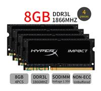 Kingston HyperX Impact 32GB 16GB 8GB DDR3L 1866MHz PC3L-14900S Laptop Memoria IT