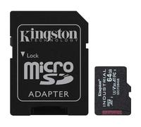 Kingston Industrial microSD -64GB microSDHC Industrial C10 A1 pSLC Scheda + Adattatore SD - SDCIT2/64GB