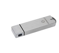 Kingston IronKey S1000 - Drive Flash USB crittografato 128GB Cryptochip integrato e certificazione FIPS 140-2 di Livello 3- IKS1000B/128GB