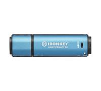 Kingston IronKey Vault Privacy 50 Drive USB con certificazione FIPS 197 e crittografia XTS-AES a 256 bit per la protezione dei dati - IKVP50/64GB