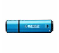 Kingston IronKey Vault Privacy 50 FIPS 197 Type-C con certificazione FIPS 197 e crittografia XTS-AES a 256 bit per la protezione dei dati - IKVP50C/64GB