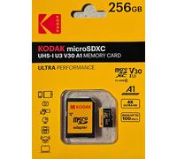 Kingston, Kodak, Sandisk 32,64,128,256GB Micro SDXC SD Memoria Card UHS-1 Class