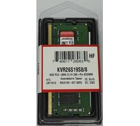 Kingston Technology ValueRAM KVR26S19S8/8 memoria 8 GB 1 x 8 GB DDR4 2666 MHz