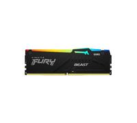 Kingston Technology FURY Beast RGB memoria 32 GB 1 x 32 GB DDR5 5200 MHz 32GB DDR5-5200MT/S CL40 DIMM - FURY BEAST BLACK RGB