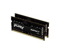 Kingston FURY Impact - DDR4 - Kit - 16 GB: 2 x 8 GB ( KF432S20IBK2/16 )