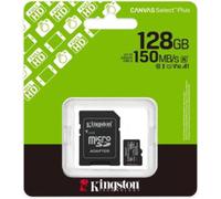 Kingston Micro SD 128GB Cl10 Canvas S.Plus SDCS3/128GB +Ad.SD