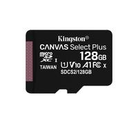 KINGSTON MICRO SD 128GB CL10 CANVAS SELECT PLUS SDCS2/128GBSP NO SDCARD ADAPTER