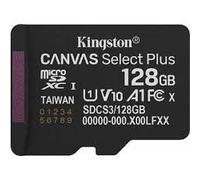 KINGSTON MICRO SD 128GB CL10 CANVAS SELECT PLUS SDCS3/128GBSP NO SDCARD ADAPTER